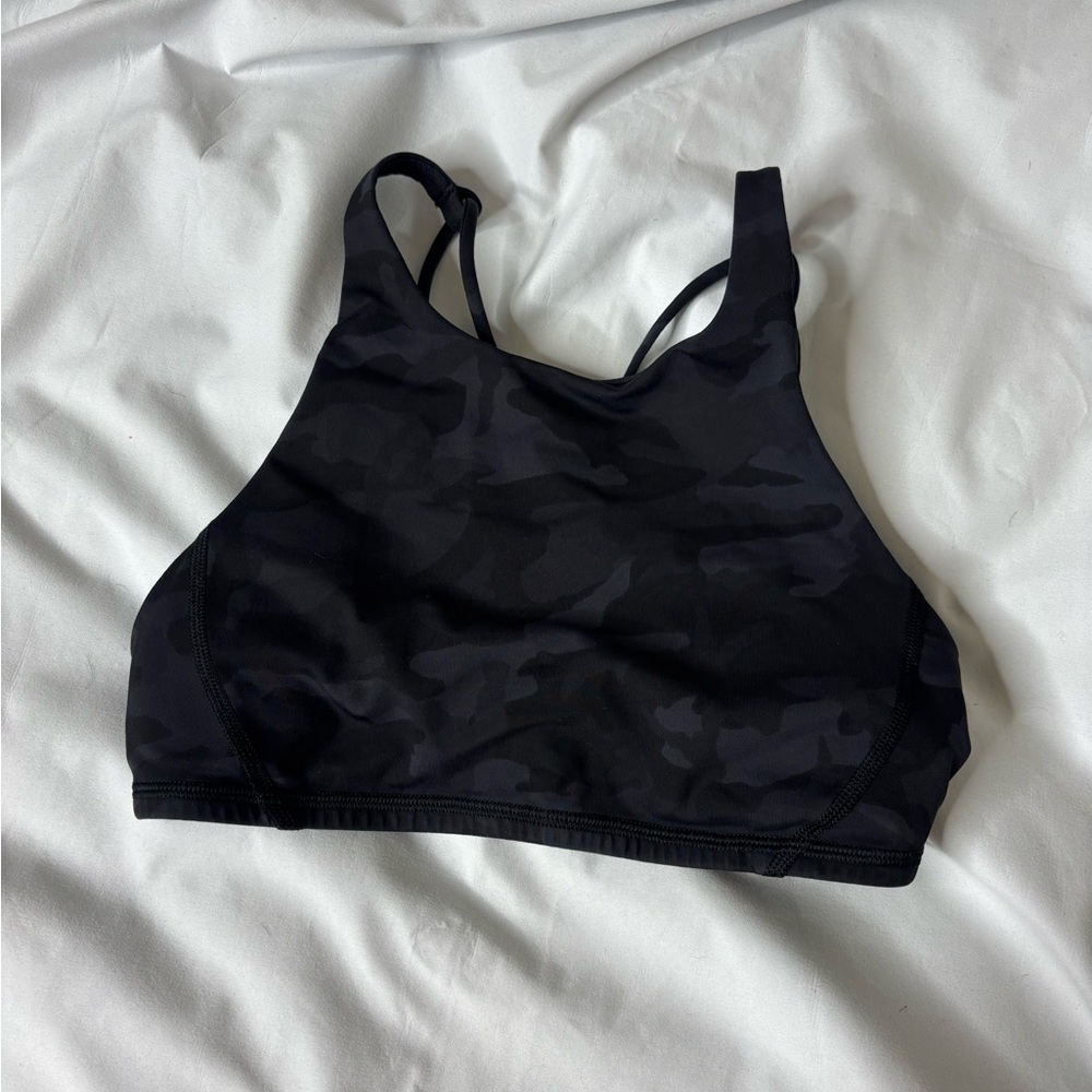 Lululemon Free To Be Bra High Neck
Incognito Camo Multi Grey